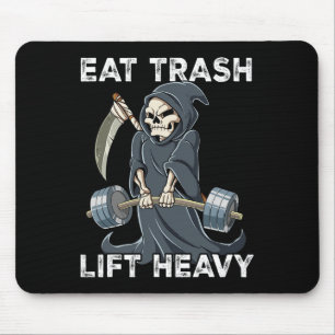 Mousepad Treinamento em Peso de Gym da Reapper Comer Lixo P