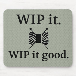 Mousepad Treinamento em WIP Bons Artesanatos Texturizados