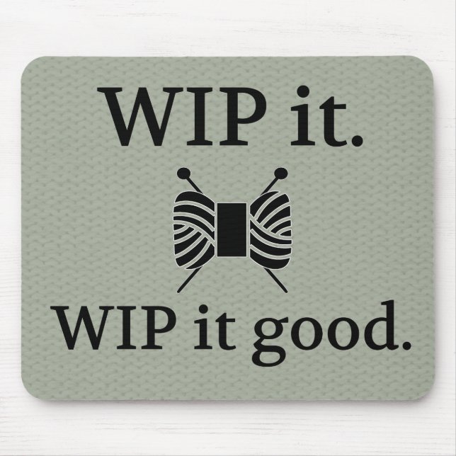 Mousepad Treinamento em WIP Bons Artesanatos Texturizados (Frente)