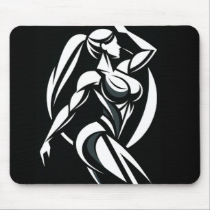 Mousepad Treinamento Personalizado de Fitness para Mulher F