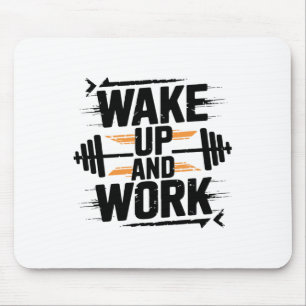Mousepad Treino de academia engraçado fitness musculação es