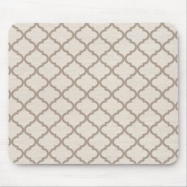Mousepad Treliça Marroquina Osso/Bege