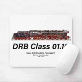 Mousepad Trem a Vapor DRB Classe 01.10 Deutsche Reichsbahn