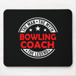 Mousepad Tremenda Lenda Treinador de Boliche Piada Treinado