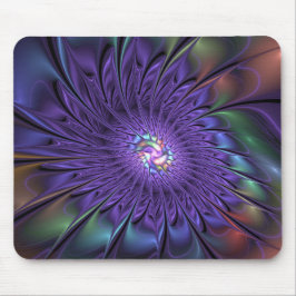 Mousepad Trendy Colorful Modern Abstrato Fractal