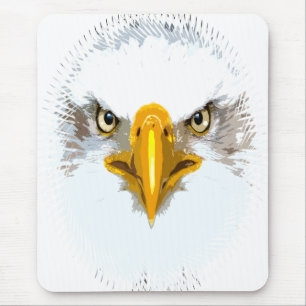Mousepad Trendy Eagle Head Modern Pop Art Modelo