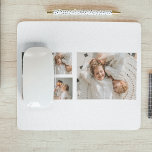 Mousepad Trendy Minimalist Collage Fathers Photo Daddy Gift<br><div class="desc">Looking for a unique and stylish way to honor the father figure in your life? Check out our trendy minimalist collage featuring a collection of beautiful photographs of dads. With its clean lines and elegant design, this collage is the perfect way to showcase the special bond between fathers and their...</div>