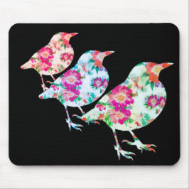 Mousepad Três aves flaorais