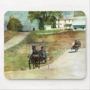 Mousepad Três Buggies Amish
