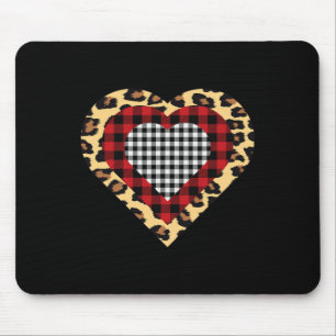 Mousepad Três Corações Xadrez de Buffalo Leopard