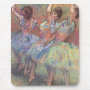 Mousepad Três Dançarinas de Edgar Degas, Arte de Balé Antig