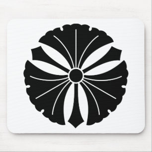 Mousepad Três folhas de ginkgo com espadas