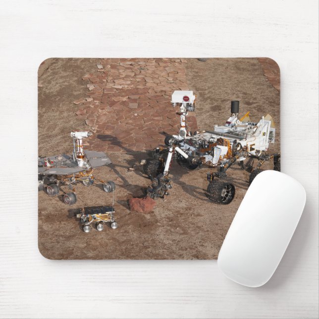 Mousepad Três Gerações De Anéis De Marte. (Com mouse)