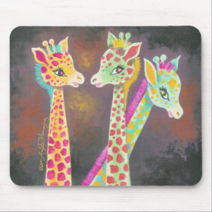 Mousepad Três girafas