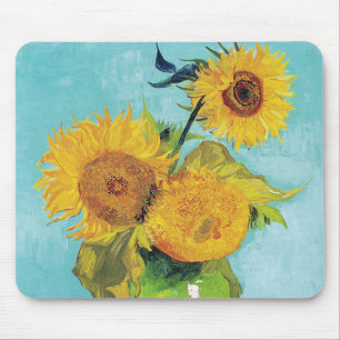 Mousepad Três Girassóis, Van Gogh