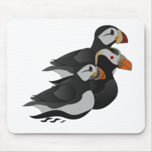Mousepad Três Natações Puffin