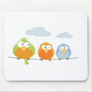 Mousepad Três Passarinhos / Tree little birds