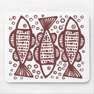 Mousepad Três Peixes