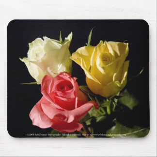 Mousepad Três rosas