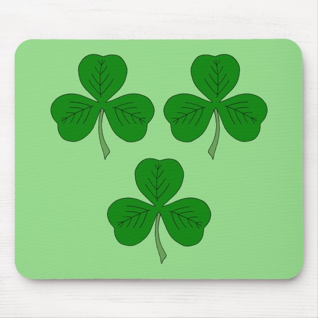 Mousepad Três Shamrocks (Frente)