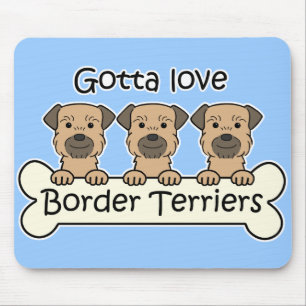 Mousepad Três terrier de beira