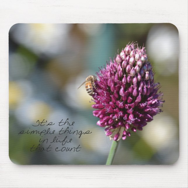 Mousepad Trevo Rosa (Frente)