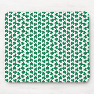 Mousepad Trevos Negros Branco