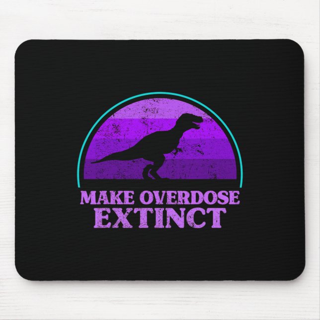 Mousepad Trex Dinossauro Roxo Fazer Sobredosagem Extinguir  (Frente)
