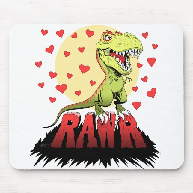 Mousepad Trex Rawr (Frente)