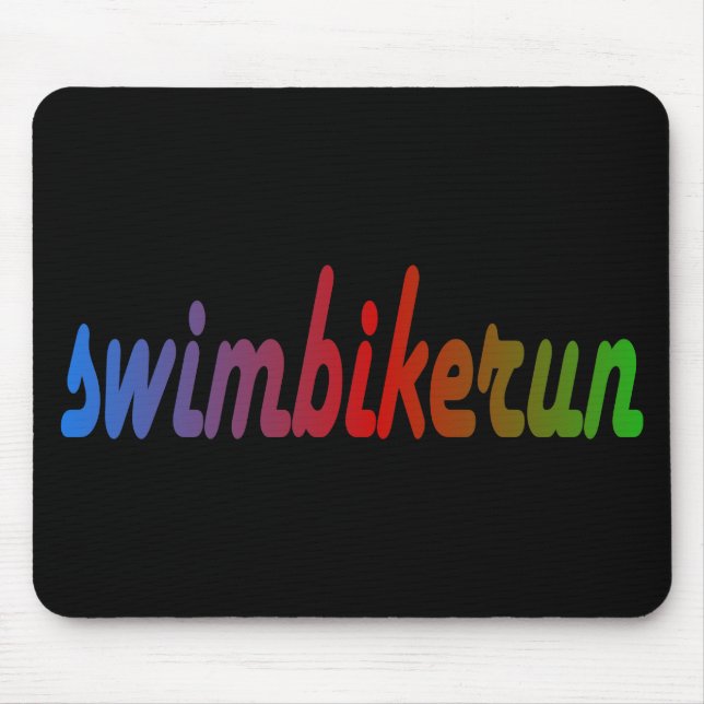 Mousepad TRI design do ARCO-ÍRIS do funcionamento da (Frente)