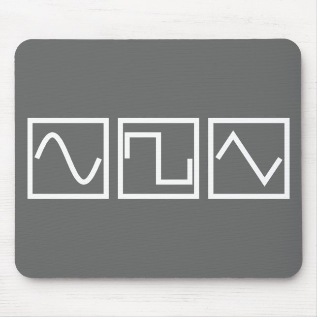 Mousepad Tri quadrado do seno (Frente)
