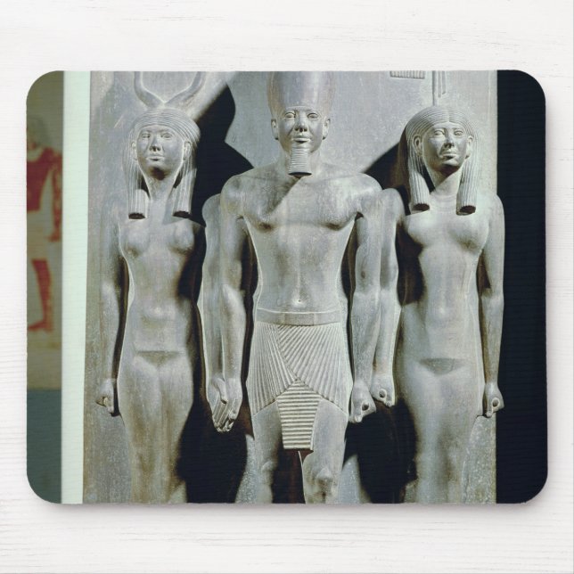 Mousepad Tríade de Menkaure com a deusa Hathor (Frente)