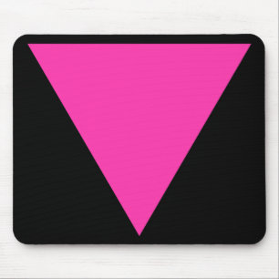 Mousepad triângulo cor-de-rosa