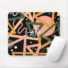 Mousepad Triângulo E Círculos