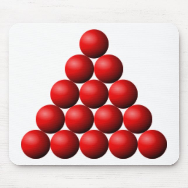 Mousepad Triângulo Snooker (Frente)