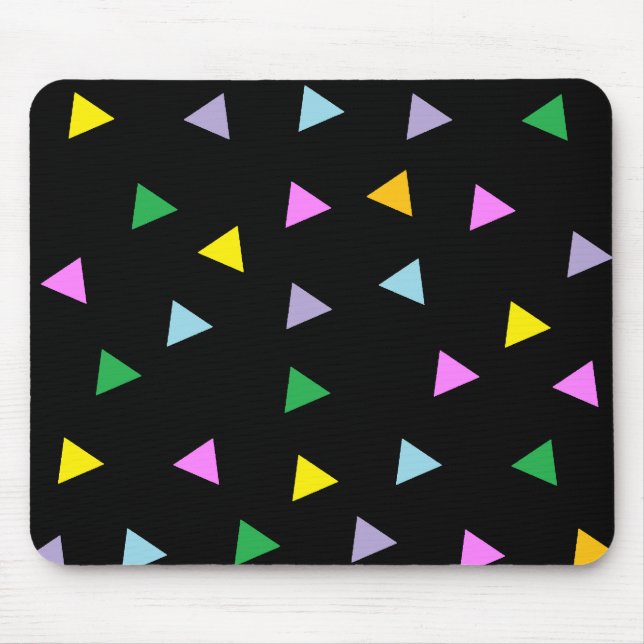 Mousepad Triângulos coloridos (Frente)