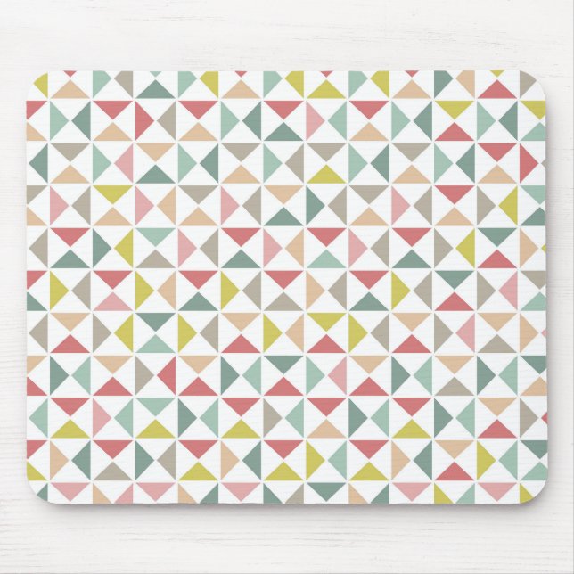 Mousepad Triângulos Geométricos (Frente)