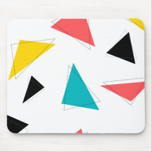 Mousepad Triângulos Legal, únicos, modernos e coloridos u