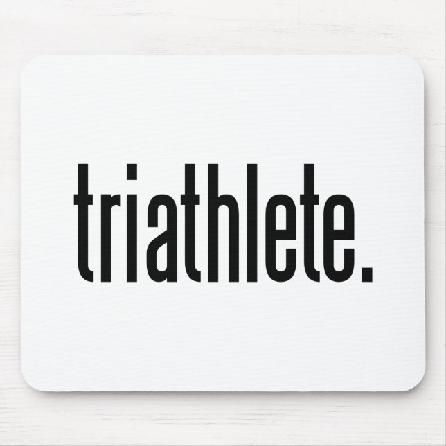 Mousepad Triathlete. (Frente)