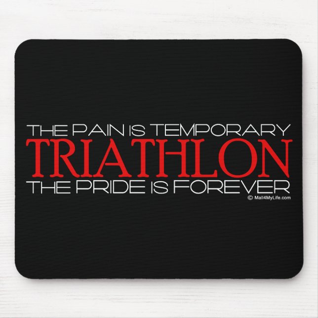 Mousepad Triathlon - o orgulho é Forever (Frente)