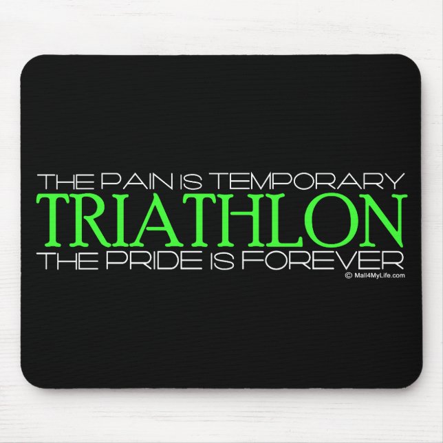 Mousepad Triathlon - o orgulho é Forever (Frente)