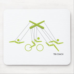 Mousepad Triathlon treinador, Triathlon treinador