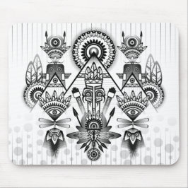 Mousepad Tribal Nativo abstrato