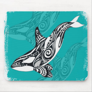 Mousepad Tribal Orca Brugado