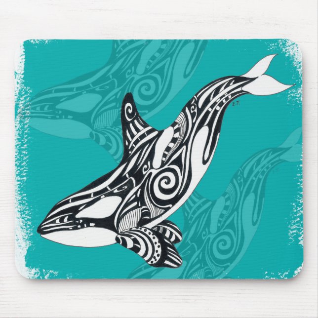 Mousepad Tribal Orca Brugado (Frente)