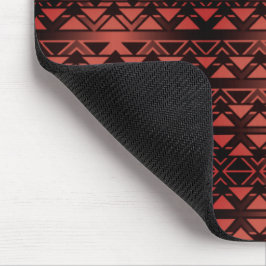 Mousepad Tribal ZigZag triângulos no salmão escuro gradient