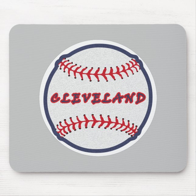 Mousepad Tribo Indiana da Cidade natal de Cleveland para Fã (Frente)