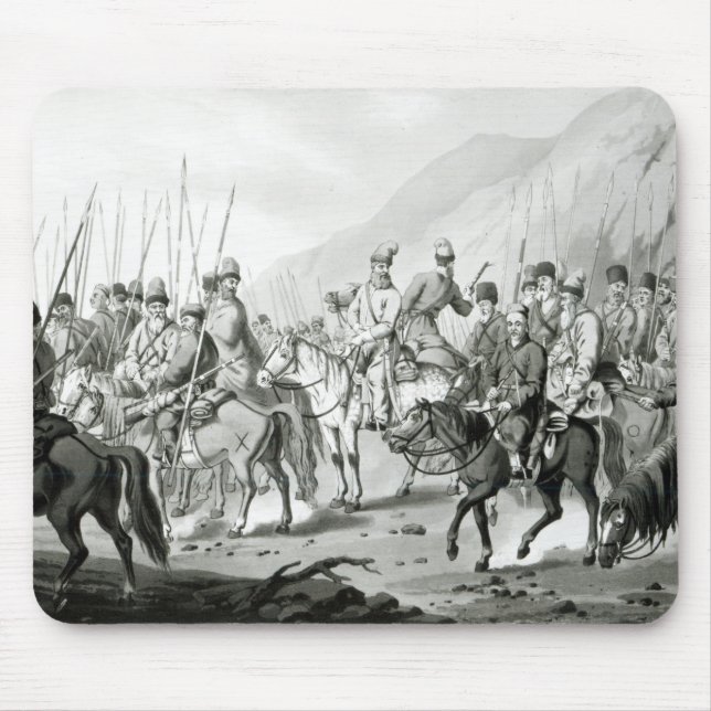 Mousepad Tribos diferentes de Cossacks do russo (Frente)