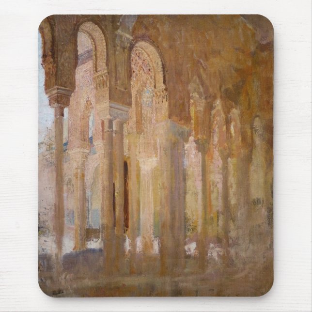 Mousepad Tribunal dos Leões, Alhambra (por Henri Regnault) (Frente)