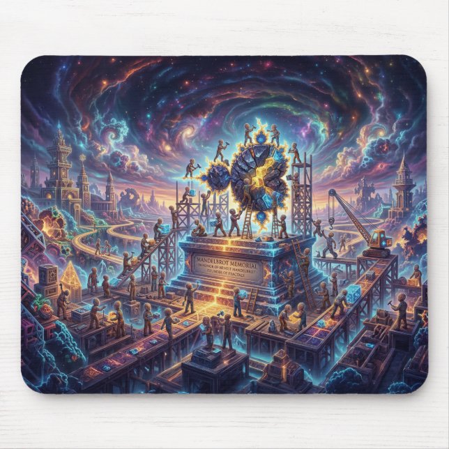 Mousepad Tribute To Benoit Mandelbrot (Frente)